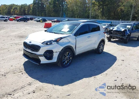 2020 Kia Sportage S from USA, damaged, VIN KNDP63AC8L7682015